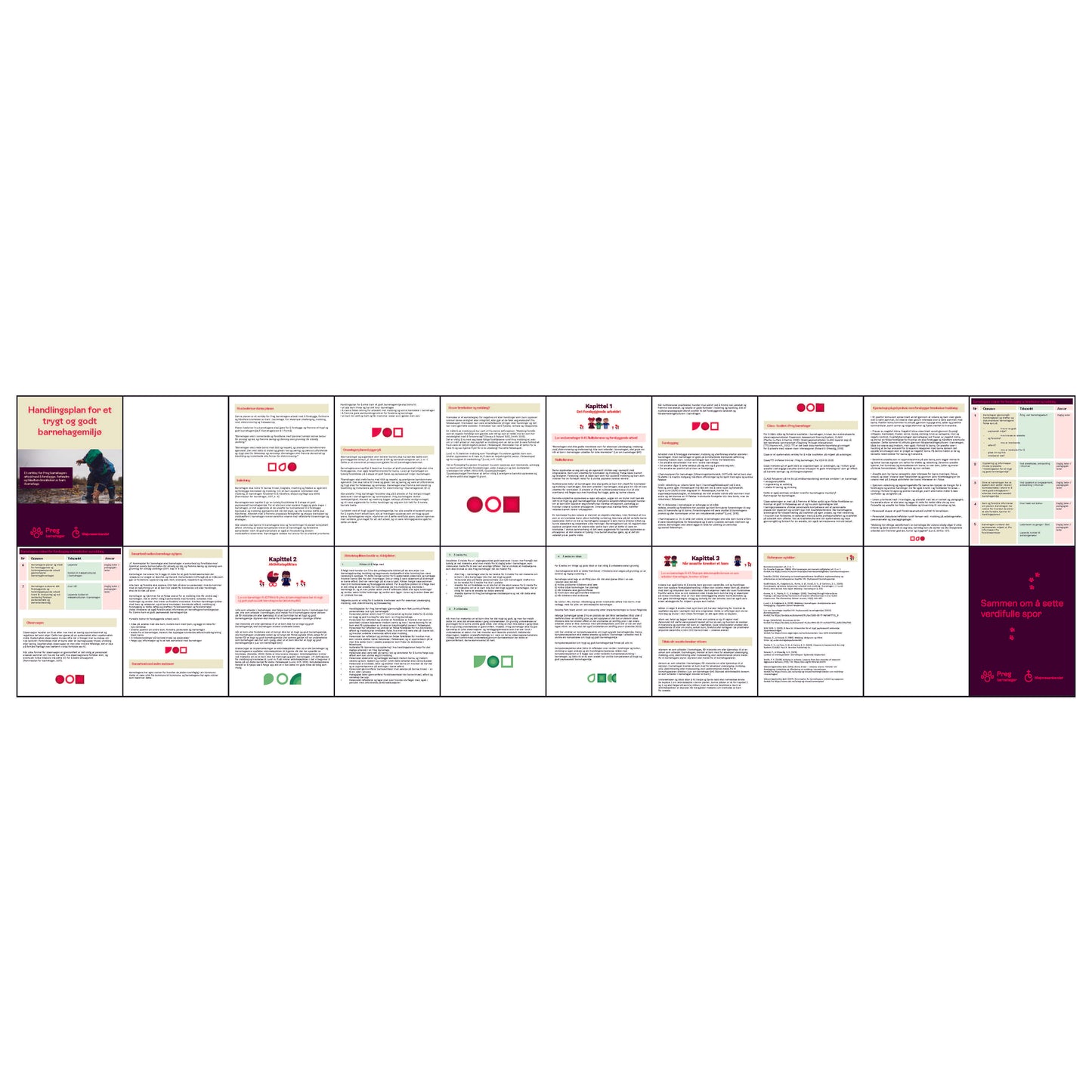 Handlingsplan "For et trygt og godt barnehagemiljø"